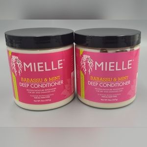 2X Mielle Babassu & Mint Deep Conditioner 8 oz Brand New✅️